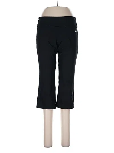 Pre-owned Nike Active Pants In Black
