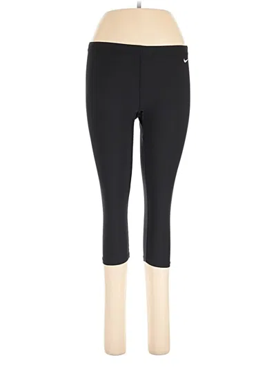 Pre-owned Nike Active Pants In Black