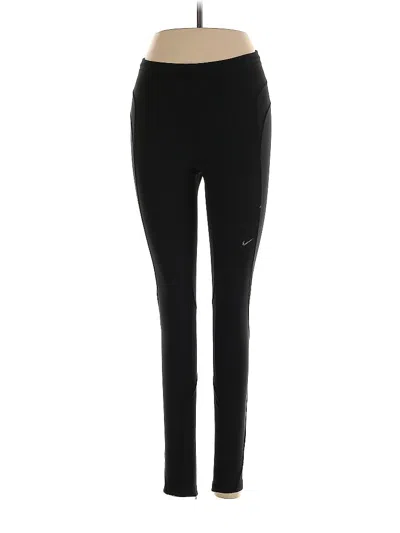 Pre-owned Nike Active Pants In Black