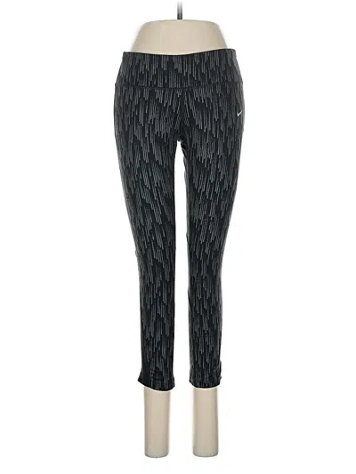 Pre-owned Nike Active Pants In Black