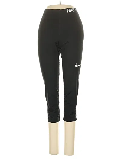 Pre-owned Nike Active Pants In Black