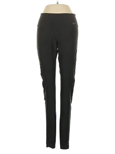 Pre-owned Nike Active Pants In Black