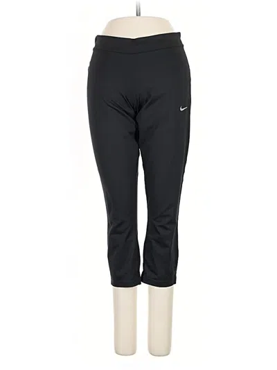 Pre-owned Nike Active Pants In Black