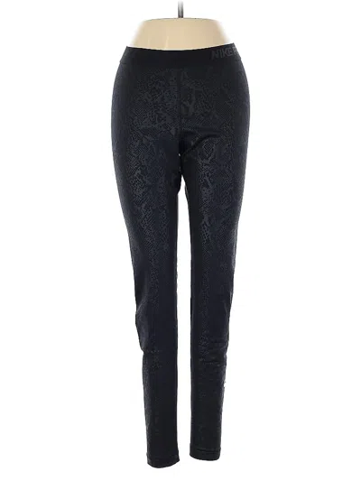 Pre-owned Nike Active Pants In Black