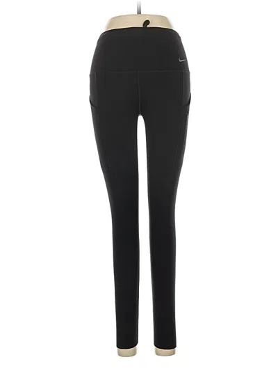 Pre-owned Nike Active Pants In Black