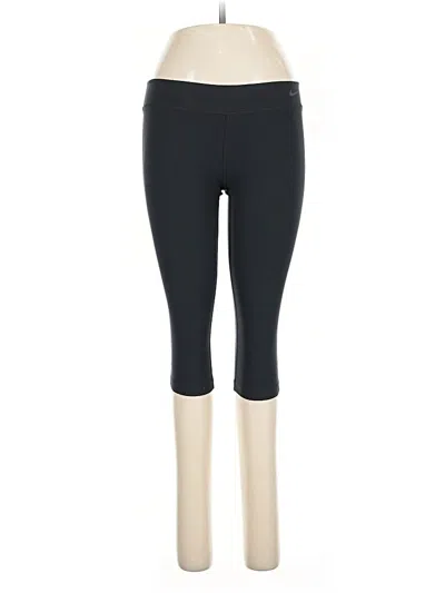 Pre-owned Nike Active Pants In Black