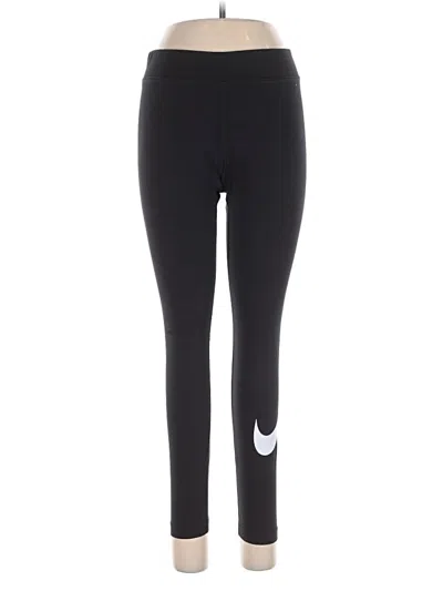 Pre-owned Nike Active Pants In Black