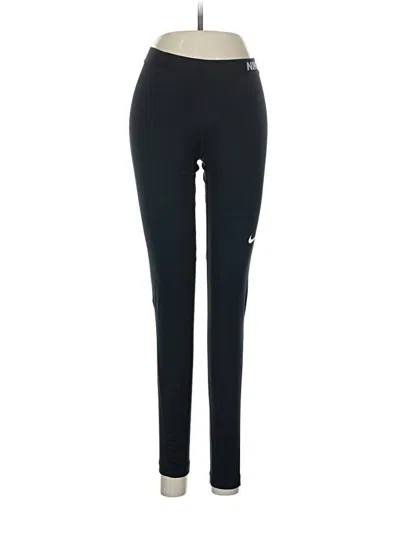 Pre-owned Nike Active Pants In Black