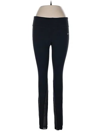 Pre-owned Nike Active Pants In Black