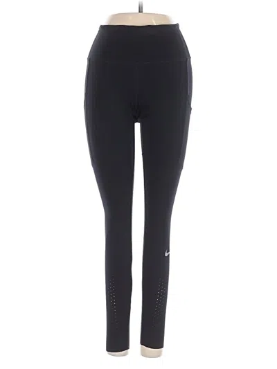 Pre-owned Nike Active Pants In Black
