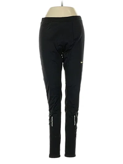 Pre-owned Nike Active Pants In Black
