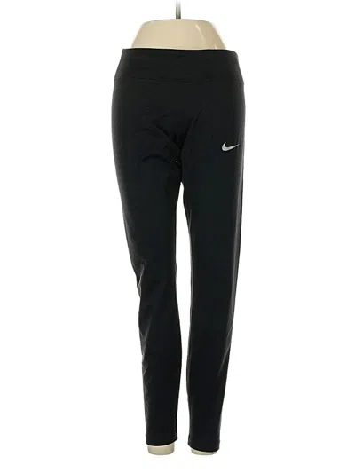 Pre-owned Nike Active Pants In Black