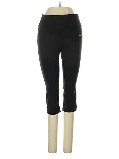 Pre-owned Nike Active Pants In Black