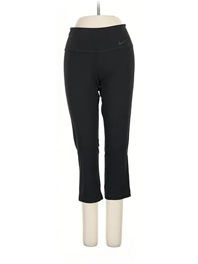 Pre-owned Nike Active Pants In Black