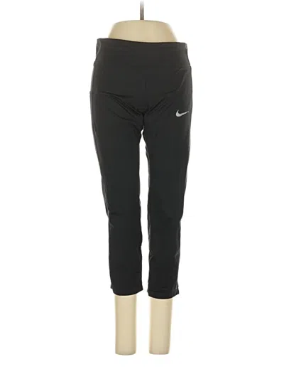 Pre-owned Nike Active Pants In Black