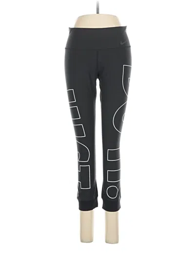 Pre-owned Nike Active Pants In Black