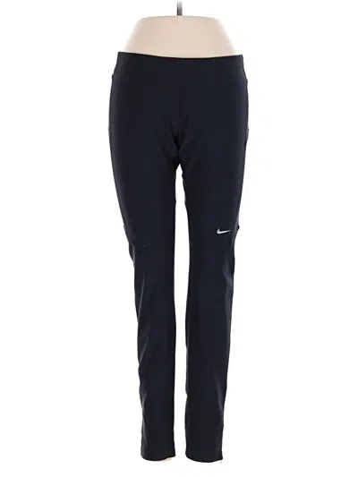 Pre-owned Nike Active Pants In Black
