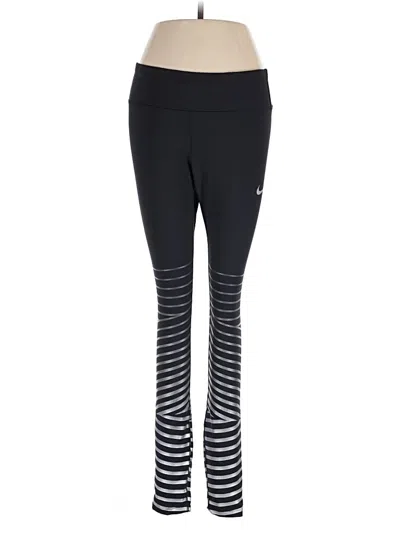 Pre-owned Nike Active Pants In Black