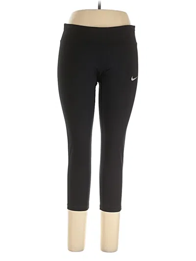 Pre-owned Nike Active Pants In Black