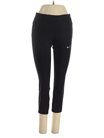 Pre-owned Nike Active Pants In Black