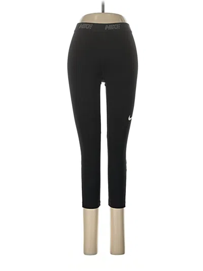 Pre-owned Nike Active Pants In Black