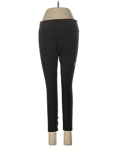 Pre-owned Nike Active Pants In Black
