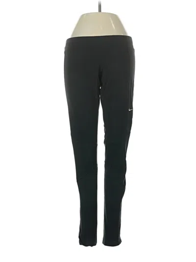 Pre-owned Nike Active Pants In Black