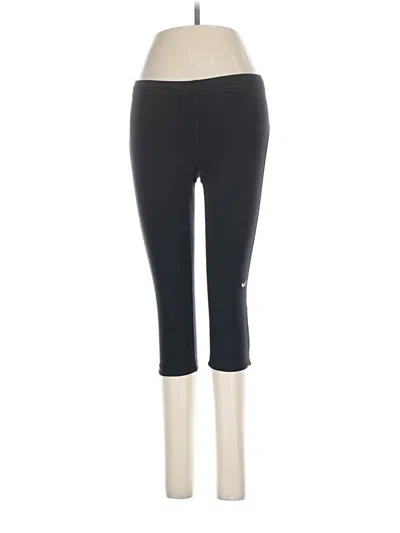 Pre-owned Nike Active Pants In Black