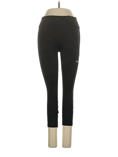 Pre-owned Nike Active Pants In Black