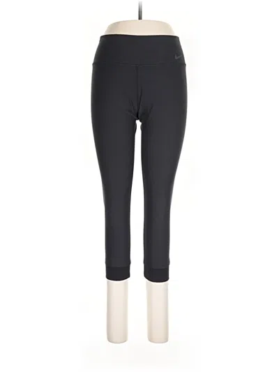 Pre-owned Nike Active Pants In Black