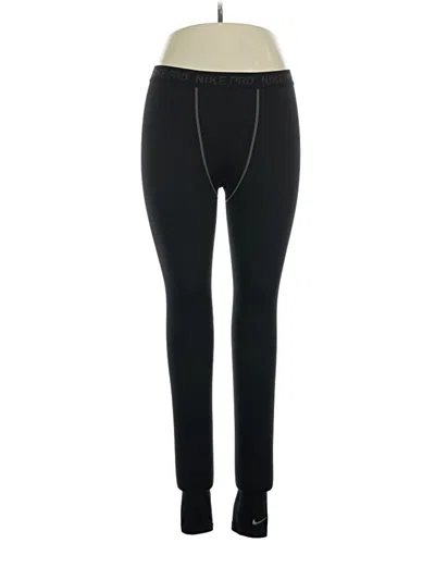 Pre-owned Nike Active Pants In Black