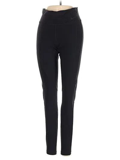 Pre-owned Nike Active Pants In Black