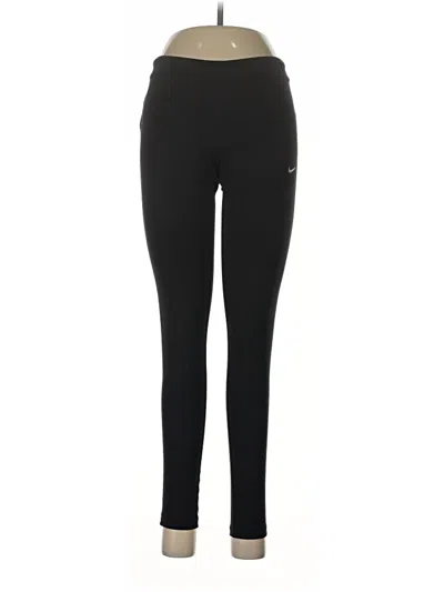 Pre-owned Nike Active Pants In Black