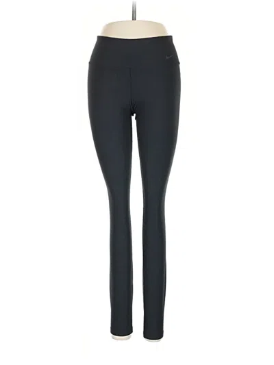 Pre-owned Nike Active Pants In Black