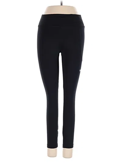 Pre-owned Nike Active Pants In Black
