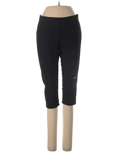 Pre-owned Nike Active Pants In Black
