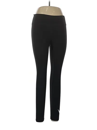 Pre-owned Nike Active Pants In Black