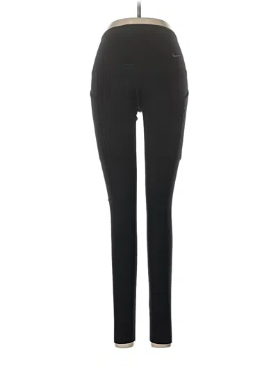 Pre-owned Nike Active Pants In Black