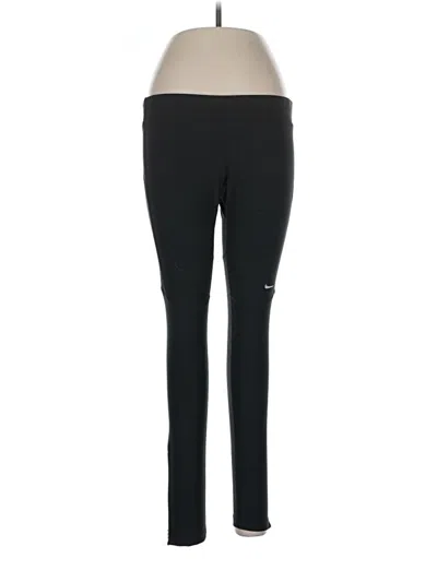 Pre-owned Nike Active Pants In Black