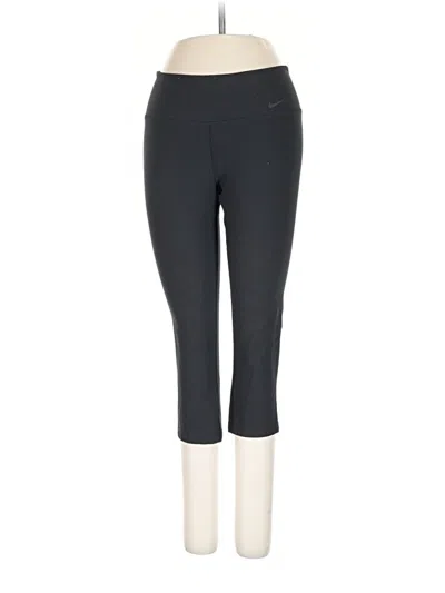 Pre-owned Nike Active Pants In Black