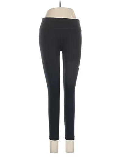 Pre-owned Nike Active Pants In Black