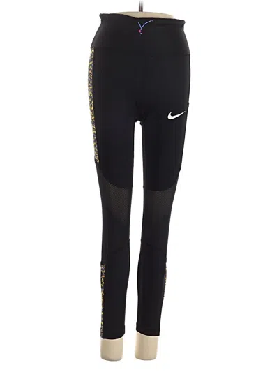 Pre-owned Nike Active Pants In Black