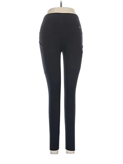 Pre-owned Nike Active Pants In Black