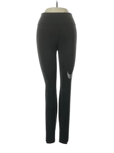 Pre-owned Nike Active Pants In Black