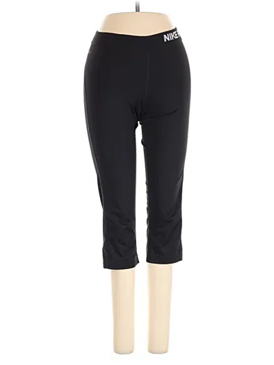 Pre-owned Nike Active Pants In Black