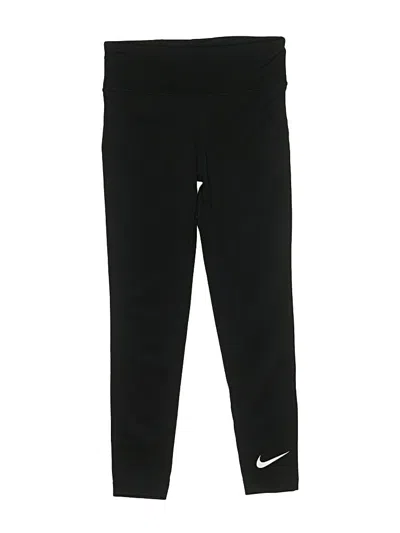 Pre-owned Nike Kids' Active Pants In Black