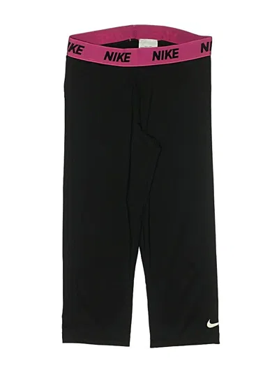 Pre-owned Nike Kids' Active Pants In Black
