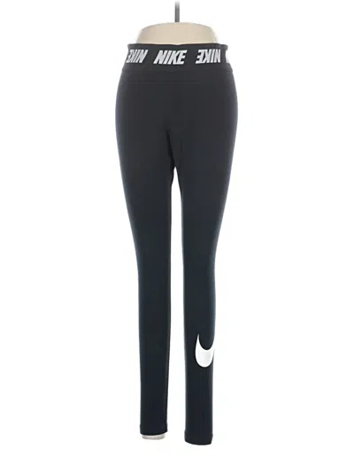Pre-owned Nike Active Pants In Black