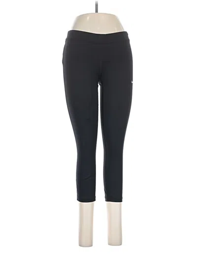 Pre-owned Nike Active Pants In Black