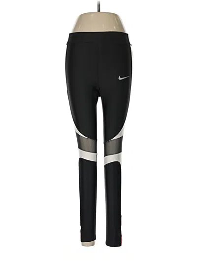 Pre-owned Nike Active Pants In Black